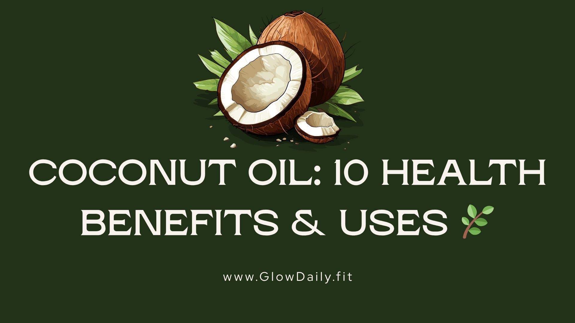 Coconut Oil: 10 Health Benefits & Uses